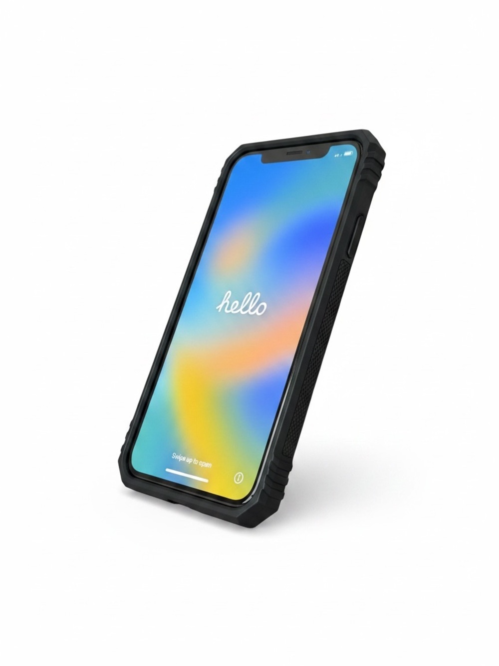 iPhone X 64GB Unlocked With Rugged Black Shockproof iPhone Case and Charger